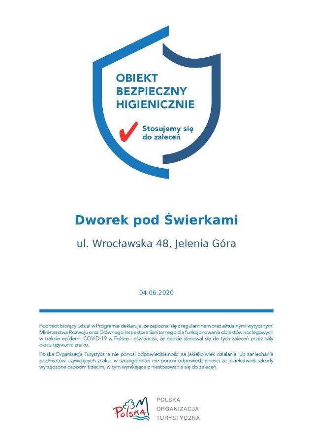 Dworek Pod Swierkami Jelení Hora Exteriér fotografie